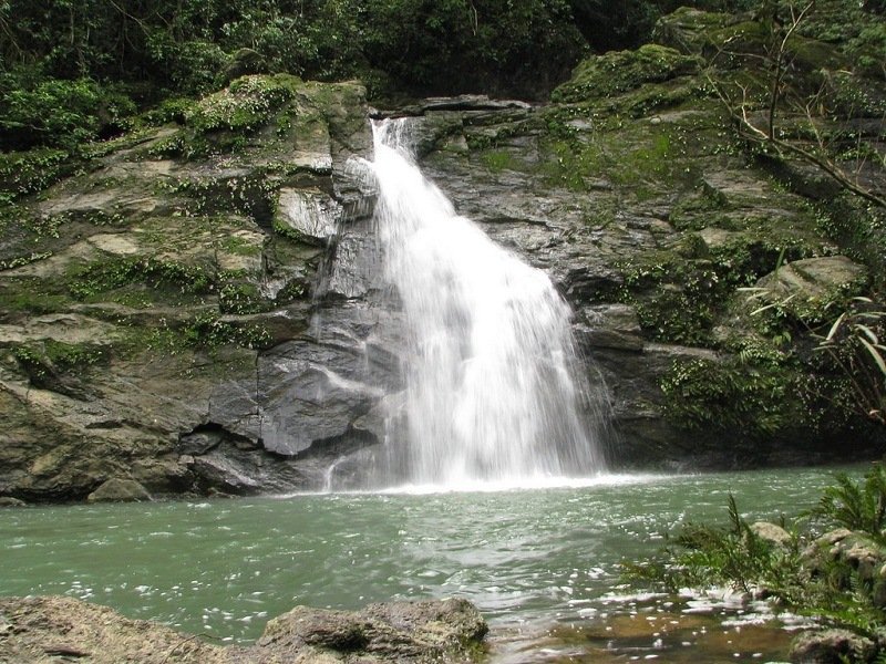 Jogigundi Falls in Shimogga, Karnataka, a stunning waterfall surrounded by lush greenery, offering a serene and tranquil environment for visitors.